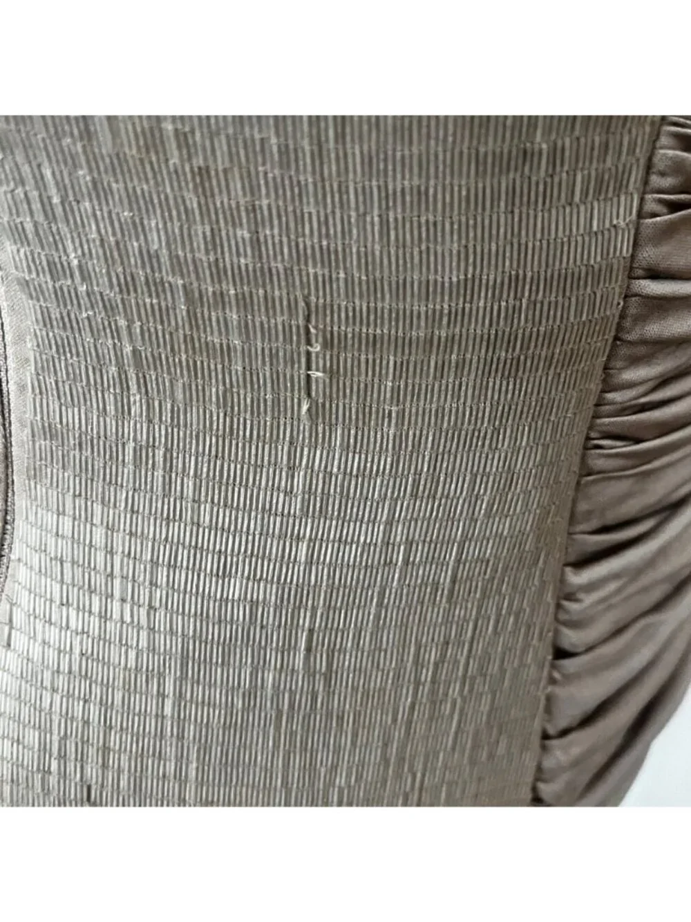 J. MENDEL PARIS Beaded Ruched Cocktail Dress Size 8. ** Please see description**